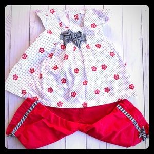 24 month Vitamins Kids Red, White, & Blue outfit.